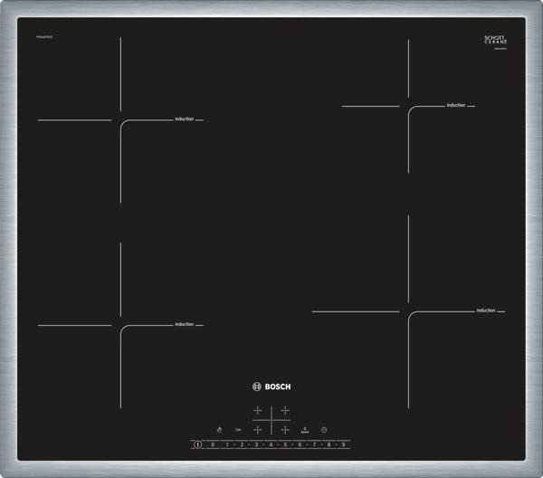 699,99 599,99 Bosch - PIE645FB1E - inox Vitrokeramische kookplaat - inductie - 60 cm Comfort / Zekerheid: Vitrokeramische kookplaat -