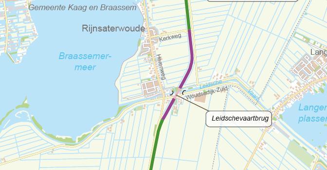 11. N207: Corridor vervangen brug over de Leidschevaart Projectnummer B120764 Aanleiding Afspraken in het kader van de Corridorstudie N207.