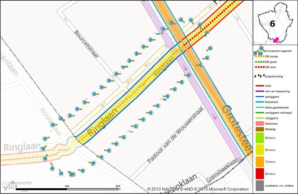 6.6 Ringlaan Huidige situatie: - 50 km/u - Aanliggend