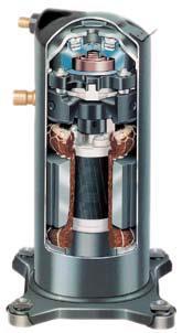 11 COMPRESSIEWARMTEPOMP: ELEKTROMOTOR Compressor met elektromotor N Scroll-compressor