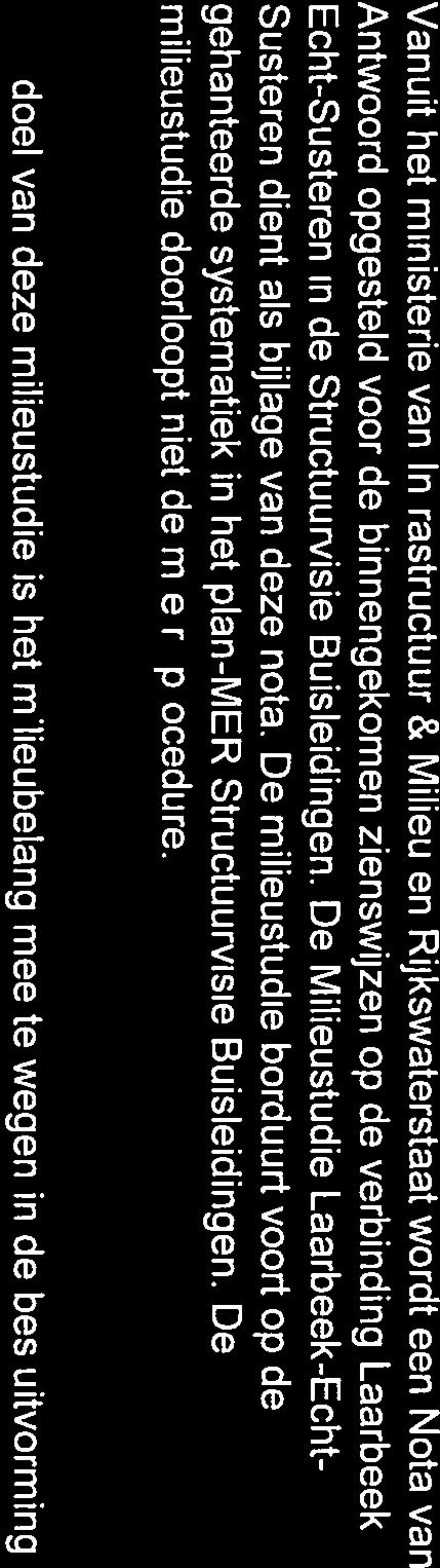 Structuurvisie Buisleidingen met daarop aangegeven de voor deze Milieustudie relevante kernen Laarbeek, Venlo,