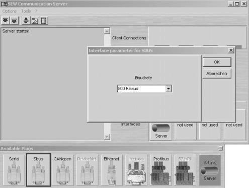 Communication Interfaces". In het getoonde voorbeeld zijn 4 kanalen actief.