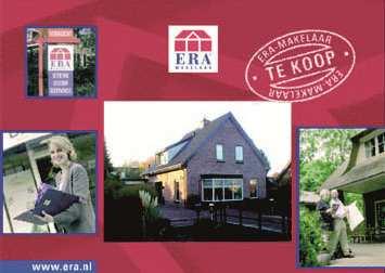 De ERA-makelaars groep bestaat sinds 1994 in Nederland. ERA is een samenwerkingsverband van kwaliteitsmakelaars, dat wereldwijd in 30 landen opereert en in Amerika begonnen is in 1972.