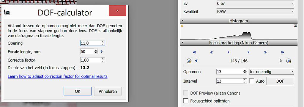 De opslag De beelden worden opgeslagen op de computer in mappen die het programma aanmaakt, doorlopend genummerd met daarvoor de datum.