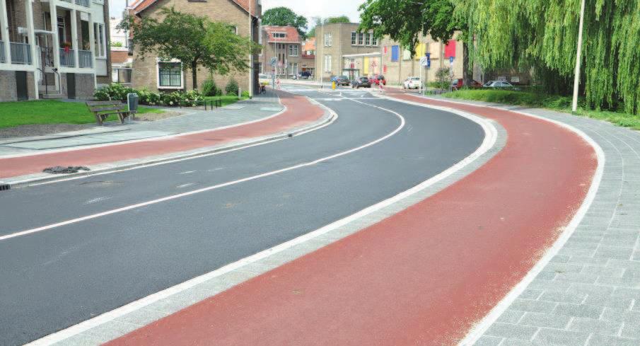 parkeren) ü Voldoet aan richtlijn ASVW 2012 Zonder parkeren Met parkeren aan één kant Voetpad, fietspad,