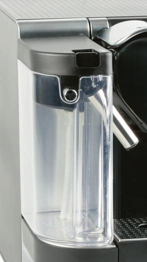 Rapid Cappuccino System Système Rapid Cappuccino 1 Spoelknop Bouton de rinçage Melkkan (0,5 L) (Moet in de koelkast worden geplaatst) Réservoir à lait (0.