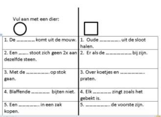 structuren) Partneroefening