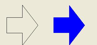 public void paint(graphics g){ g.drawpolygon(pijl); pijl.translate(150,0); g.setcolor(color.blue); g.fillpolygon(pijl); Figuur 48 14.