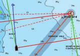 Boot Toont laylines van de boot, die de doelkoers aangeven. Boot laylines altijd tonen Toont boot laylines. Markering Toont de laylines vanaf de markering/het waypoint.