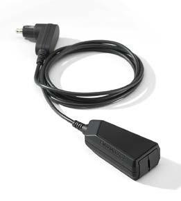 [4] Carkit voor BMW Motorrad Navigator V en VI Bestelnummer: 77 52 8 544 460* USB-poorten (geen afbeelding) BMW Dual USB-oplader met kabel, 60