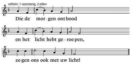 Welkom door de ambtsdrager van dienst Openingslied: Psalm 33: 2, 8 Zing al wie leeft van Gods genade Zing al wie leeft van Gods genade, want waarheid is al wat Hij zegt.