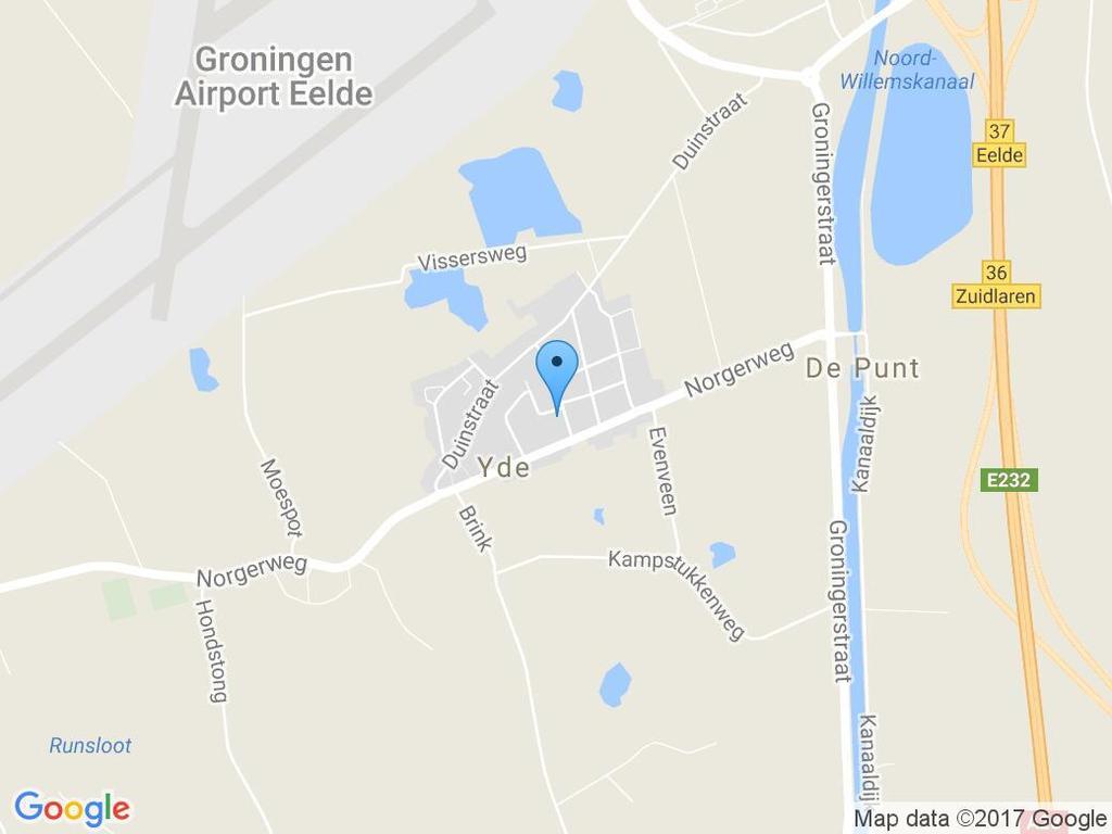 Locatie Molenweg 22 9494 RH YDE Aan de informatie