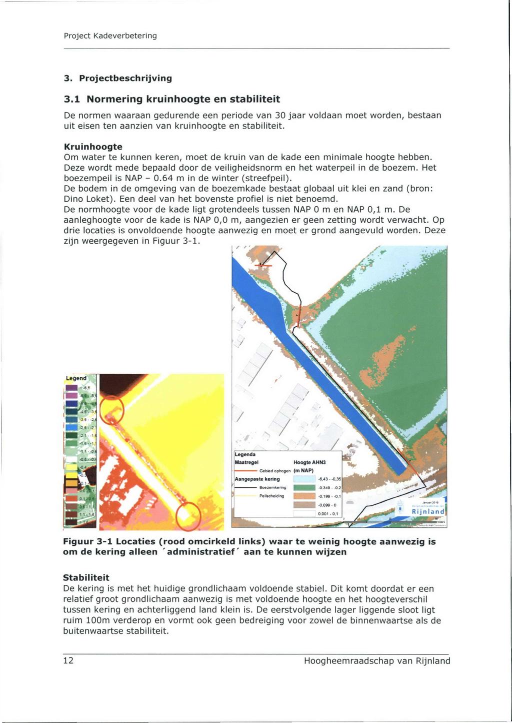 Project Kadeverbetering 3. Projectbeschrijving 3.