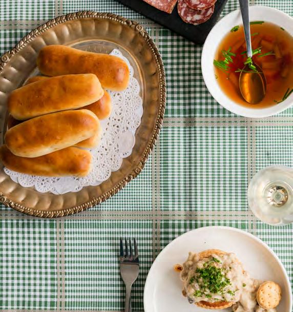 EEN WARM GERECHTJE Een warm gerechtje is een mooie aanvulling op uw kerstbrunch.