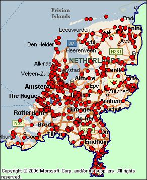 In figuur 5 is de verdeling van het aantal maatregelen over Nederland weergegeven. In tabel 5 is het aantal maatregelen bij cafébedrijven, discotheken en zalencentra per provincie opgenomen.