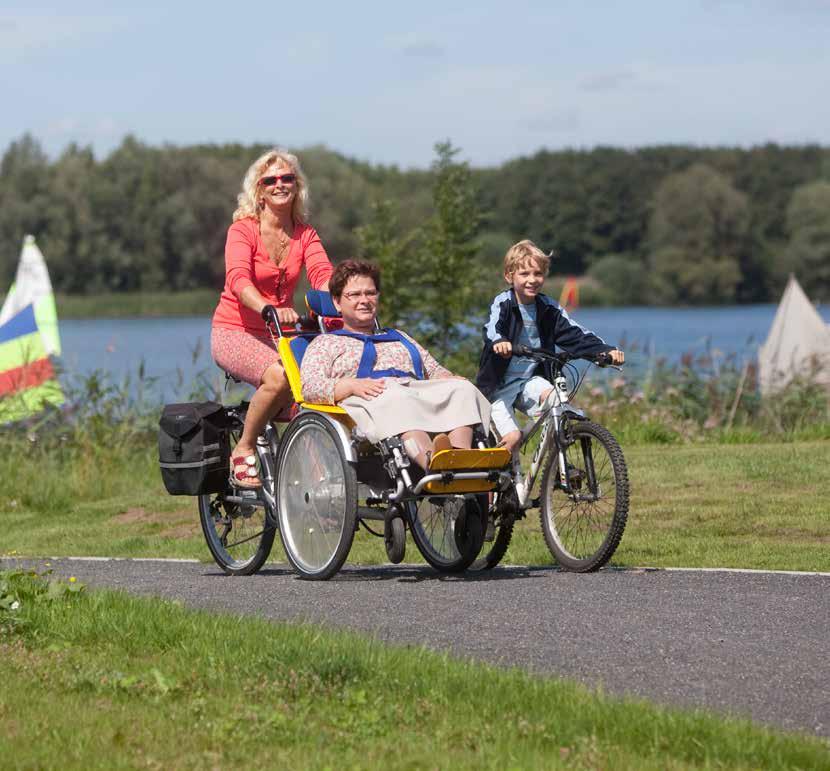 Een aangepaste fiets of rolstoel huren? De Westhoek heeft ook heel wat te bieden aan fietsliefhebbers. Provincie West-Vlaanderen verhuurt twee rolstoelfietsen (een met en een zonder motor).