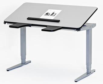 Bureautafels elektrisch hoogteverstelbaar Werktafel voor staand/zittend werken Ropox Vision High-Low, 62-127 cm hoogte - el Deze elektrisch hoogteverstelbare tafel is uiterst geschikt voor zowel
