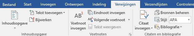 Een inhoudsopgave maak je zo: Klik op het tabblad Verwijzingen Inhoudsopgave Je ziet dan het volgende scherm: Klik op een manier hoe je de inhoudsopgave wilt maken.