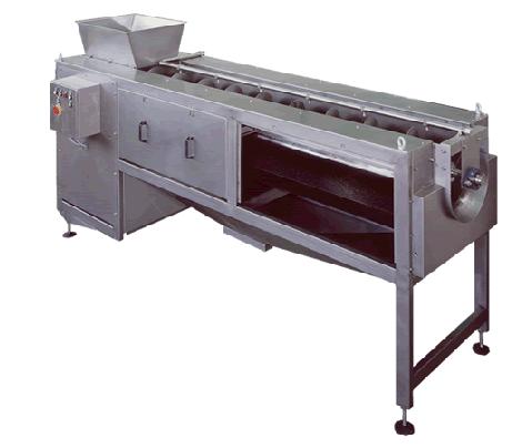BORSTELWASMACHINE Machine (model 815) voor het wassen en schillen van fruit en wassen na