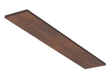 EasyDeck planken // DOLOMIT PLANK Plank 16 x 193 mm Oppervlakte: geschaafd, gepolijst Kleuren: bruin en grijs Lengtes: 300 cm en 400 cm Voegbreedte: 5 mm (±0,5 mm) EasyDeck VLOERPLAAT DOLOMIT POWOLIT