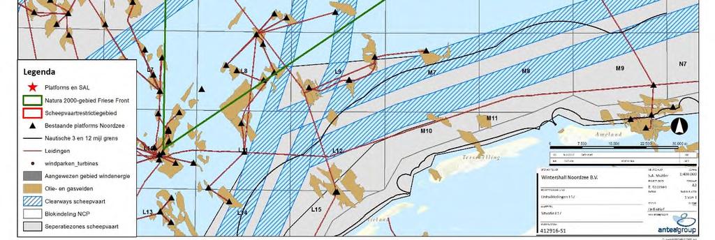 Deense deel van de Noordzee. 2.2 Locatie Het plangebied waarbinnen de werkzaamheden worden uitgevoerd, wordt gevormd door het scheepvaartrestrictiegebied (zie ook paragraaf 1.1).