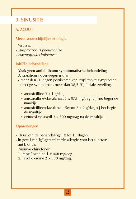 U ziet een volwassen vrouw met ernstige klachten van een acute sinusitis.ze heeft meer dan 38.