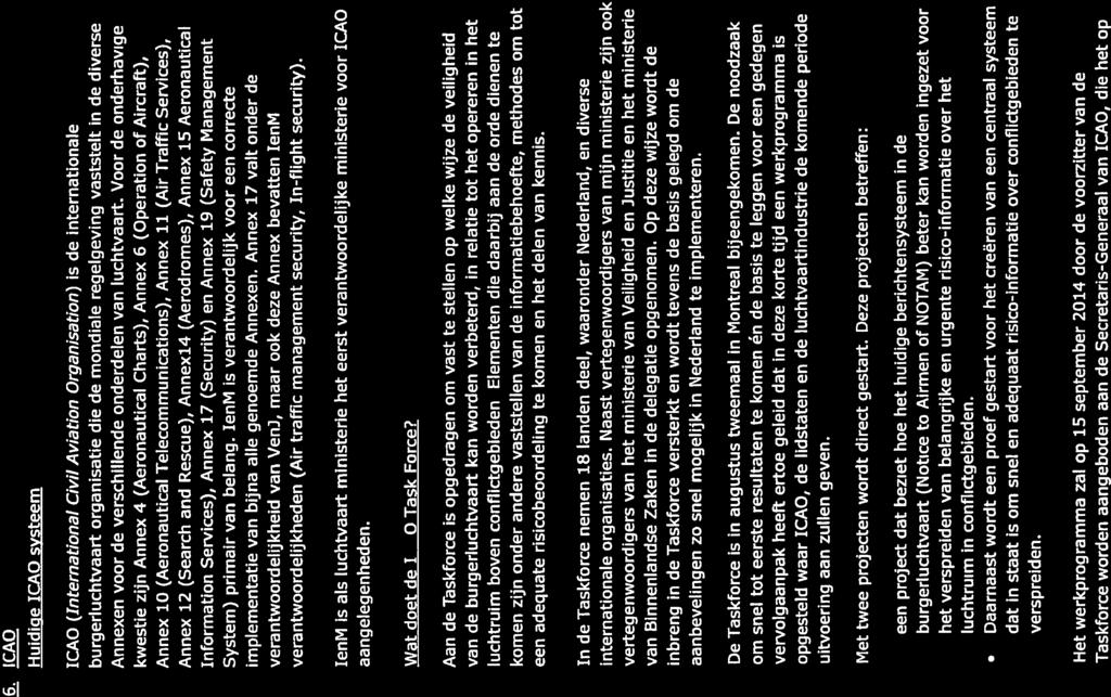 6 ICAO Huidige ICAO systeem ICAO (International Civil Aviation Organisation) is de internationale burgerluchtvaart organisatie die de mondiale regelgeving vaststelt in de diverse Annexen voor de