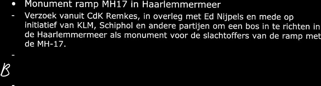 1 t Nazorg / lange termijn Monument ramp MH17