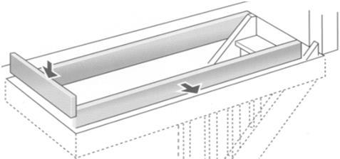 BEKISTING (afwerking trapopening) Bekisting ( spaanplaat) Grenen Hévea Beuk Eik 1x 3050x285x0,8 57 57 57 57 1x