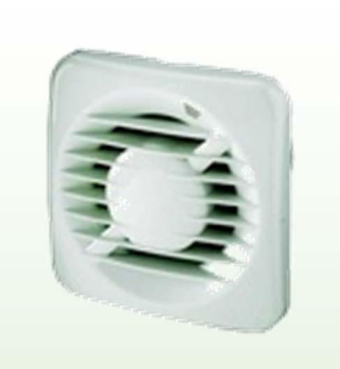 Badkamerventilator Ventilator Orcon systeem C 1 st NICOLL axiale ventilator in wit IPX4 voor badkamer, douche WC en keuken plafond