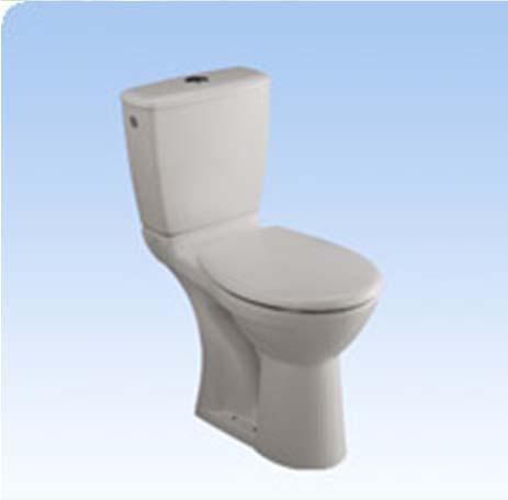 Verhoogde monoblok Staand toilet P met vergruizer 1 st ALLIA verhoogde monoblok type Prima
