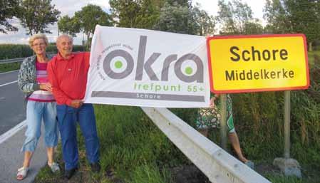 OKRA OKRA Schore werd in 1980 gesticht onder de naam Bejaarde Bond. Later wordt algemeen de naam veranderd naar OKRA. OKRA Schore telt 39 leden, de huidige voorzitter is Raoul Keirsebilck.