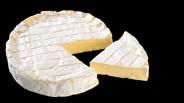 Artikel: 1005, 1008 Vet: 55 %, 50 % Gewicht: 125 gram Camembert Calvados Coup Twee Normandische streekproducten samengevoegd tot een inmiddels bekende