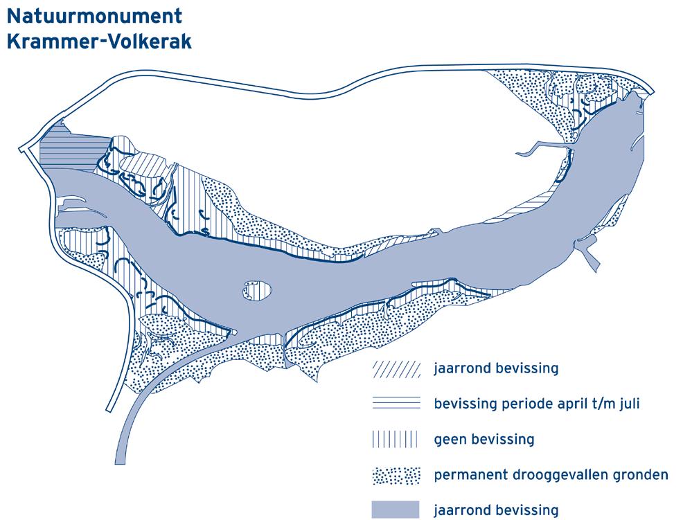 Geografisch District Delta Viswater: 1. Volkerak De delen op het kaartje die gearceerd zijn met lijnen en stippels is Natura 2000-gebied: Hier mag alleen gevist worden vanuit bootjes.