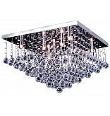 Plafondlamp kristal chroom LED G9x8 600x600mm (plafond-155) Lengte : 600mm Breedte : 600mm