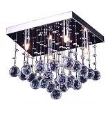 Aantal kristallen : 49 Plafondlamp kristal chroom LED G9x4 300x300mm (plafond-157) Lengte :