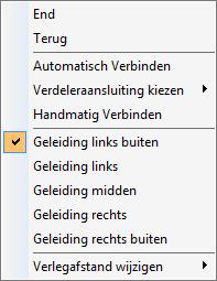 15. Vervolgens selecteer je in linear Building de knop voor het verbinden van de kringen: Selecteer de kring in linear CAD Solutions ongeveer in het midden en dan kan je zowel het vertrekpunt als