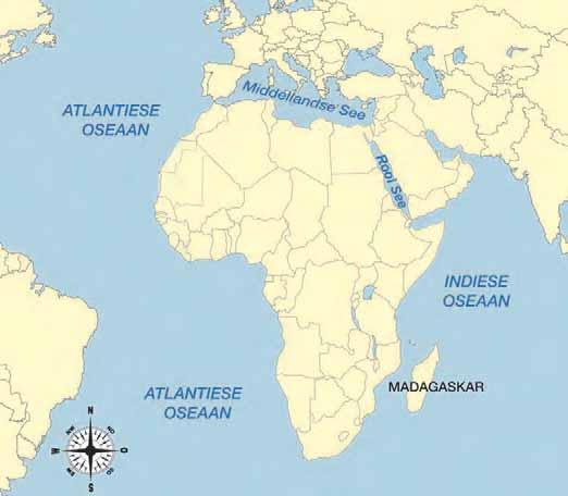 Eenheid 2: Afrika ons vasteland Woordbank A B C see n klein oppervlakte soutwater naby grondgebiede 1. Die posisie van Afrika en die oseane Ons woon op die vasteland van Afrika.