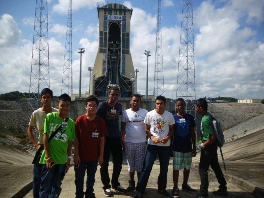 Zaterdag 26 September is er een bezoek gebracht aan de raket lanceer basis te Kourou.