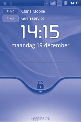 Het telefoonscherm vergrendelen Druk één keer op de Aan/uit-toets om het scherm te vergrendelen.