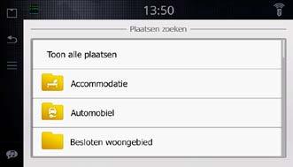 5. (optioneel): Als u hebt geselecteerd, kiest u de stad of plaats waarin u wilt zoeken. 6.