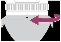 Wij adviseren u de lenskap te gebruiken om te voorkomen dat licht van buiten het opnameframe het beeld beïnvloedt. 1.