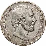 KONINKRIJK DER NEDERLANDEN WILLEM III Zilveren munten 462