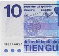 PAPIERGELD PAPER MONEY 943 (afbeelding verkleind) * 943 10 gulden type 1968. Bankbiljet Frans Hals. ht: de Bijll Nachenius Zijlstra. 25 apr. 1968. Mev. 49 1a; AV. 37.