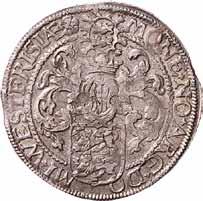 60, 53 * 53 gehelmde rijksdaalder of prinsendaalder. 1593. Type II.