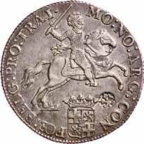 UTRECHT Provincie 1581 1795 110 * 110 Dukaton of zilveren rijder. 1785. Type IVb.