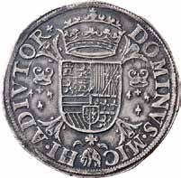 10, Zilveren munten OVERIJSSEL Heerlijkheid 1528 1581 140 * 140 Philipsdaalder. 1562.