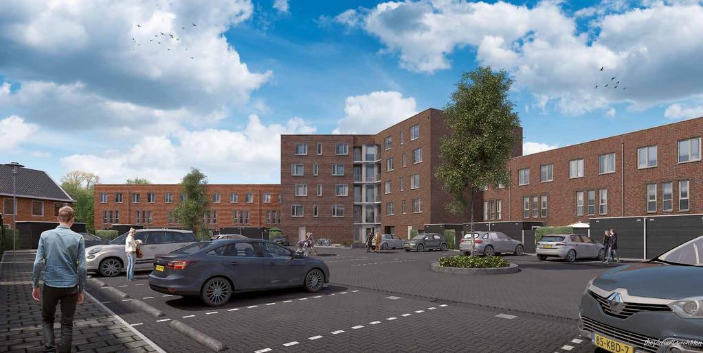 MAKKELIJK parkeren Altijd plek Achter de appartementen is een ruim opgezette