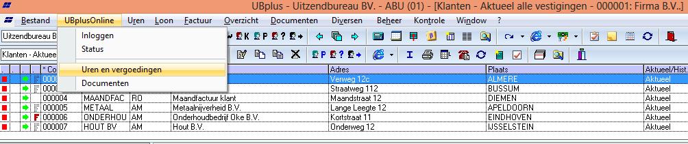 4 Gegevens synchroniseren met UBplusOnline Om uw gegevens te synchroniseren met UBplusOnline moet het synchronisatieproces