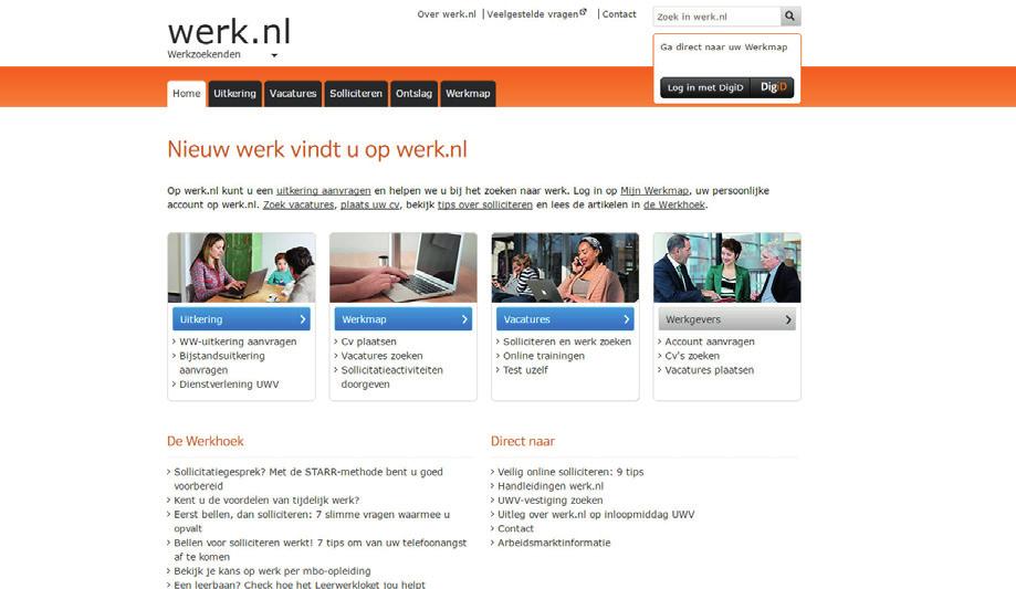 THEMA WERK ZOEKEN 6 6.1 Op zoek naar werk 1 Bespreek samen. 1. Wat voor werk doe je? Of wat voor werk heb je vroeger gedaan? 2. Hoe kun je werk zoeken in Nederland? 2 Lees de tekst.